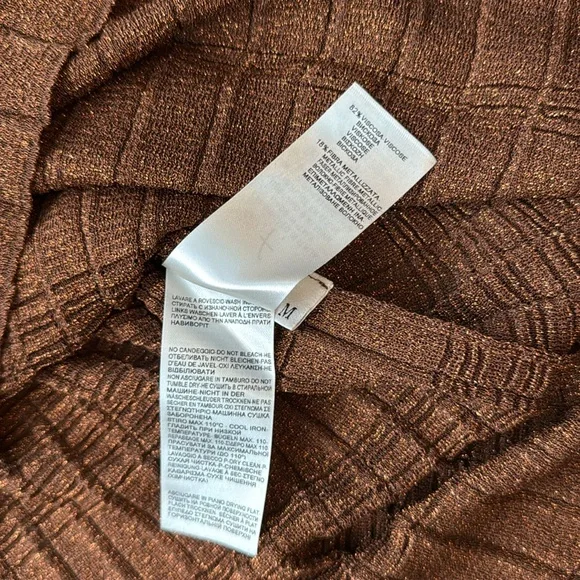 Stunning Metallic Knit Set by Italian Brand Falconeri - Medium - Picture 13 of 15